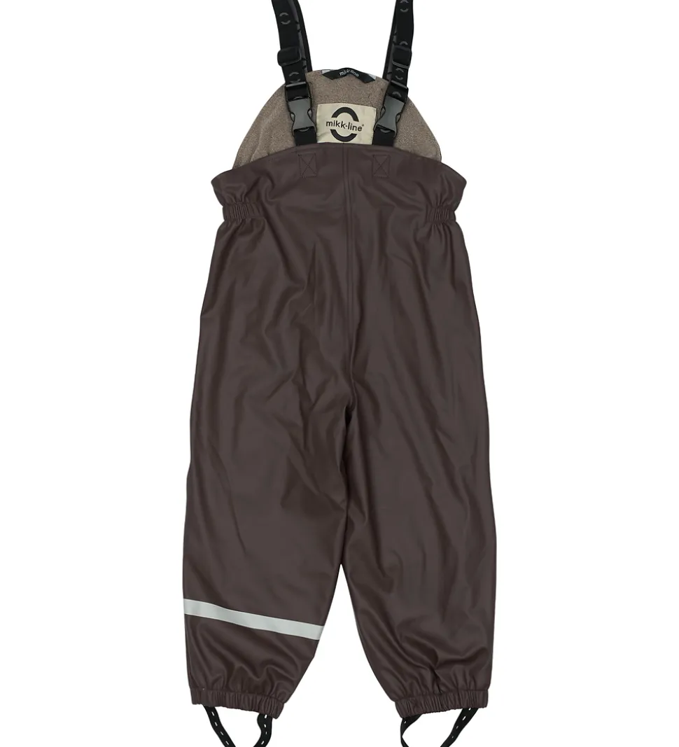 Mikk-Line Regntøj m. Seler/Fleece - PU - Cornstalk