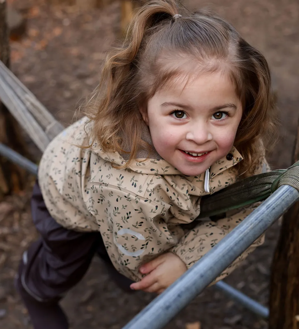 Mikk-Line Regntøj m. Seler/Fleece - PU - Cornstalk