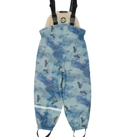 Mikk-Line Regntøj m. Seler/For - Blue Nights m. Bjerge