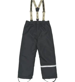 Mikk-Line Skibukser m. Seler - Recycled - Sort