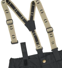 Mikk-Line Skibukser m. Seler - Recycled - Sort