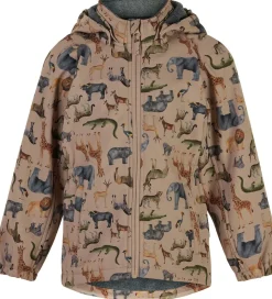 Mikk-Line Softshelljakke m. Fleece - Recycled - Nougat m. Dyr