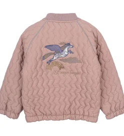 Mikk-Line Sommerjakke - Woodrose m. Enhjørning