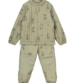 Mikk-Line Termotøj - Gray Green m. Print