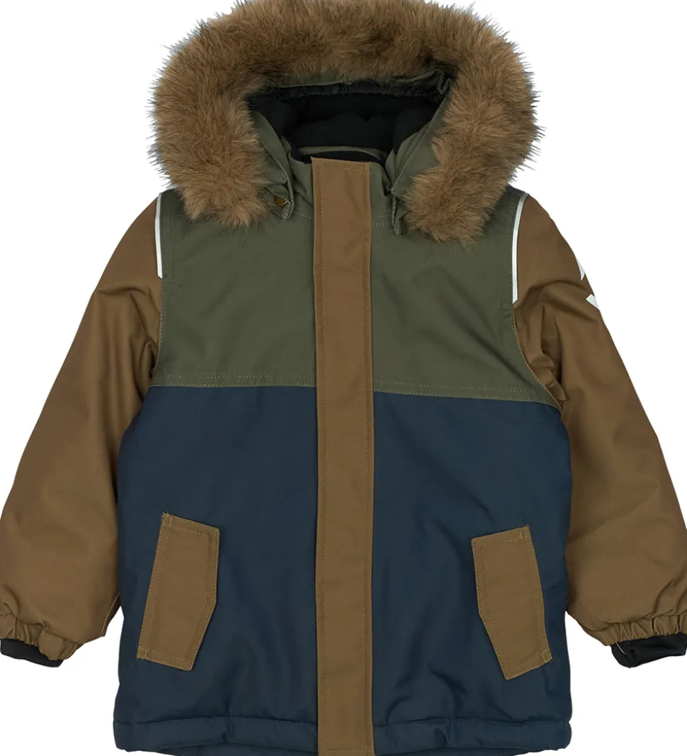 Mikk-Line Vinterjakke - Olive Night/Navy