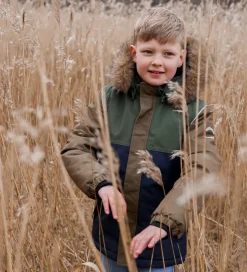 Mikk-Line Vinterjakke - Olive Night/Navy