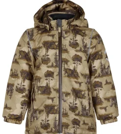 Mikk-Line Vinterjakke - Recycled - Kelp m. Print