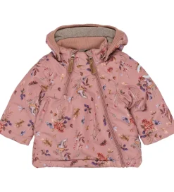 Mikk-Line Vinterjakke - Recycled - Burlwood m. Print