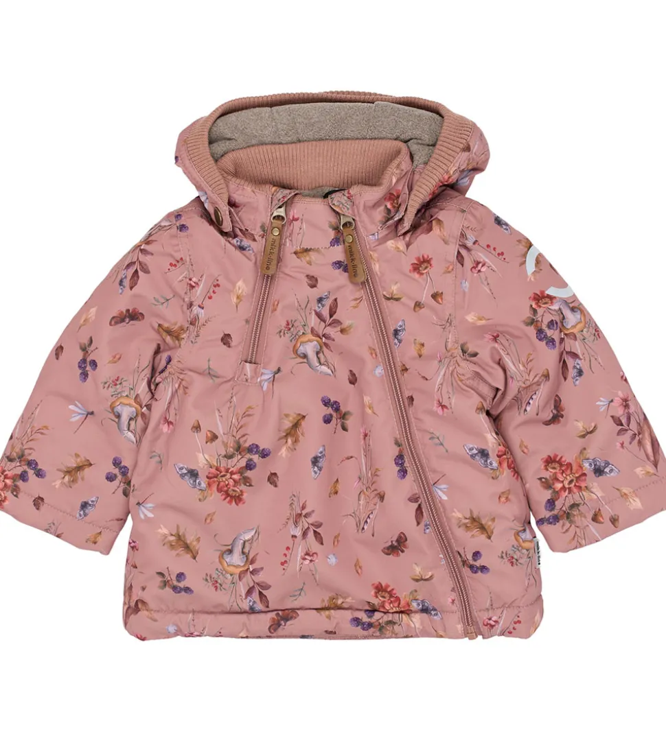 Mikk-Line Vinterjakke - Recycled - Burlwood m. Print