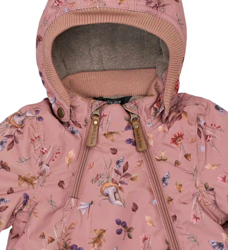 Mikk-Line Vinterjakke - Recycled - Burlwood m. Print