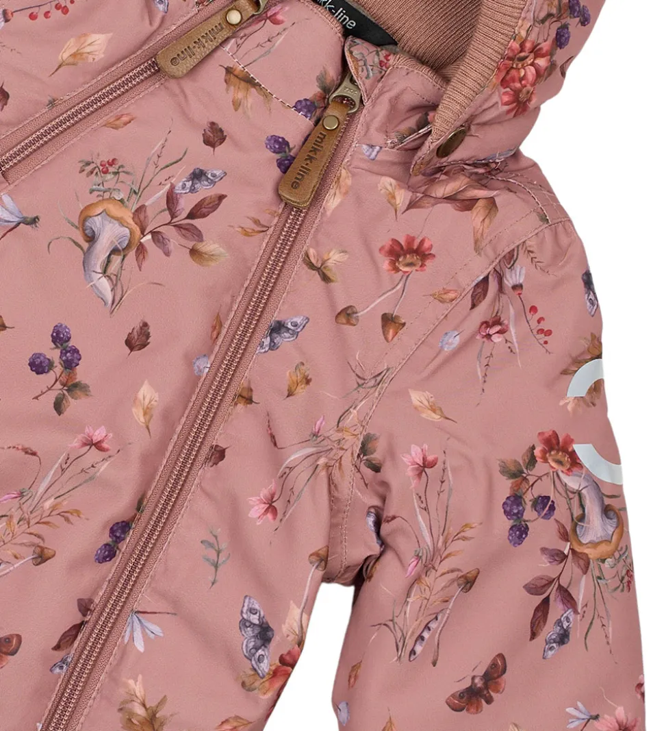 Mikk-Line Vinterjakke - Recycled - Burlwood m. Print