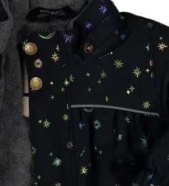 Mikk-Line Vinterjakke - Recycled - Dark Navy m. Print