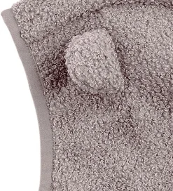 Mini A Ture Elefanthue - 1-lags - Teddyfleece - MatJeffi - Zinc