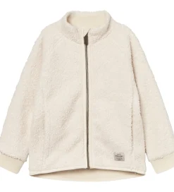 Mini A Ture Fleecejakke - MatCedric - Angora Cream