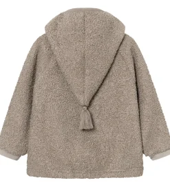 Mini A Ture Fleecejakke - MatLiff - Grey Brown