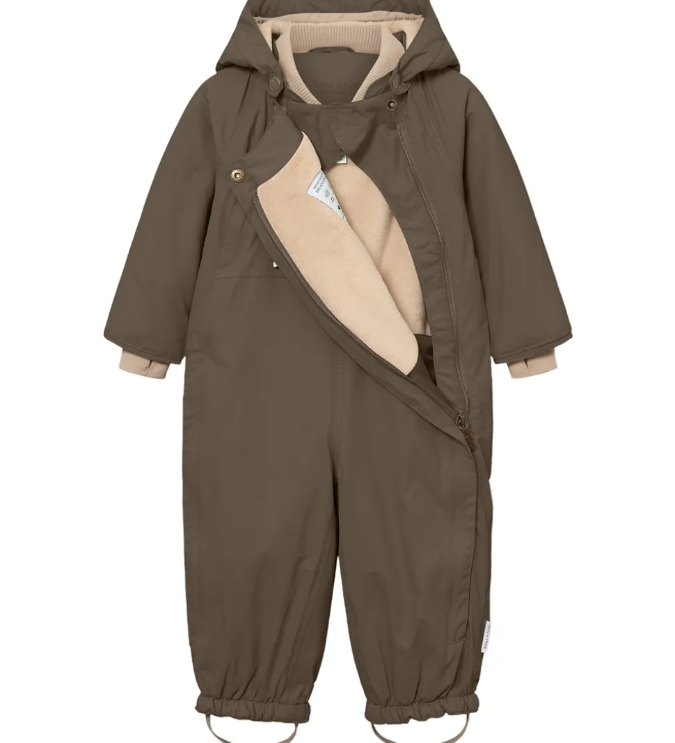 Mini A Ture Flyverdragt - MatWisti Fleece - Tarmac green