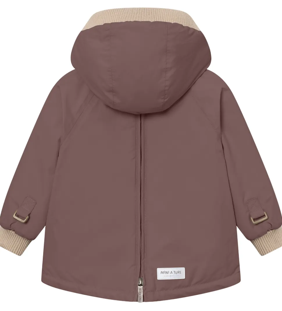 Mini A Ture Vinterjakke - MatBaby Wen Fleece Anorak - Peppercorn