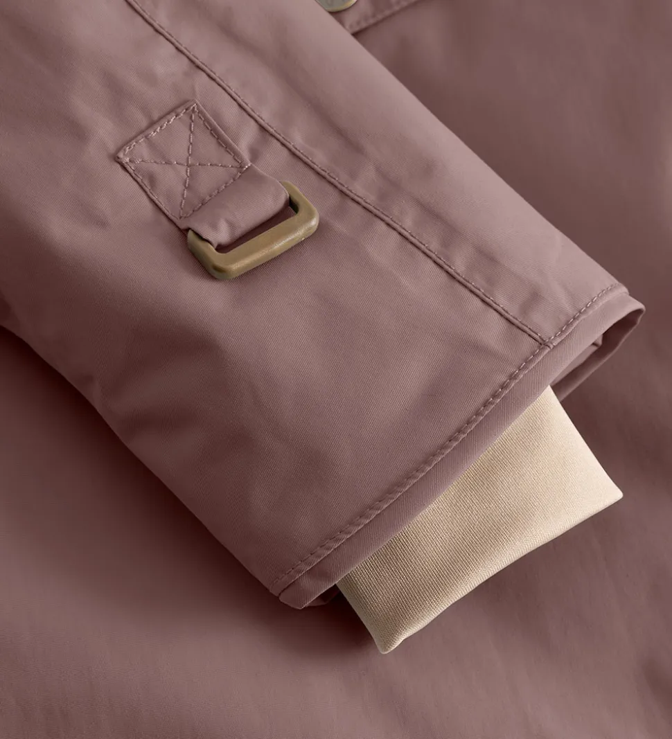 Mini A Ture Vinterjakke - MatWang Fleece - Peppercorn plum