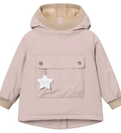 Mini A Ture Vinterjakke - MatBaby Wen Fleece Anorak - Cloudy Ros