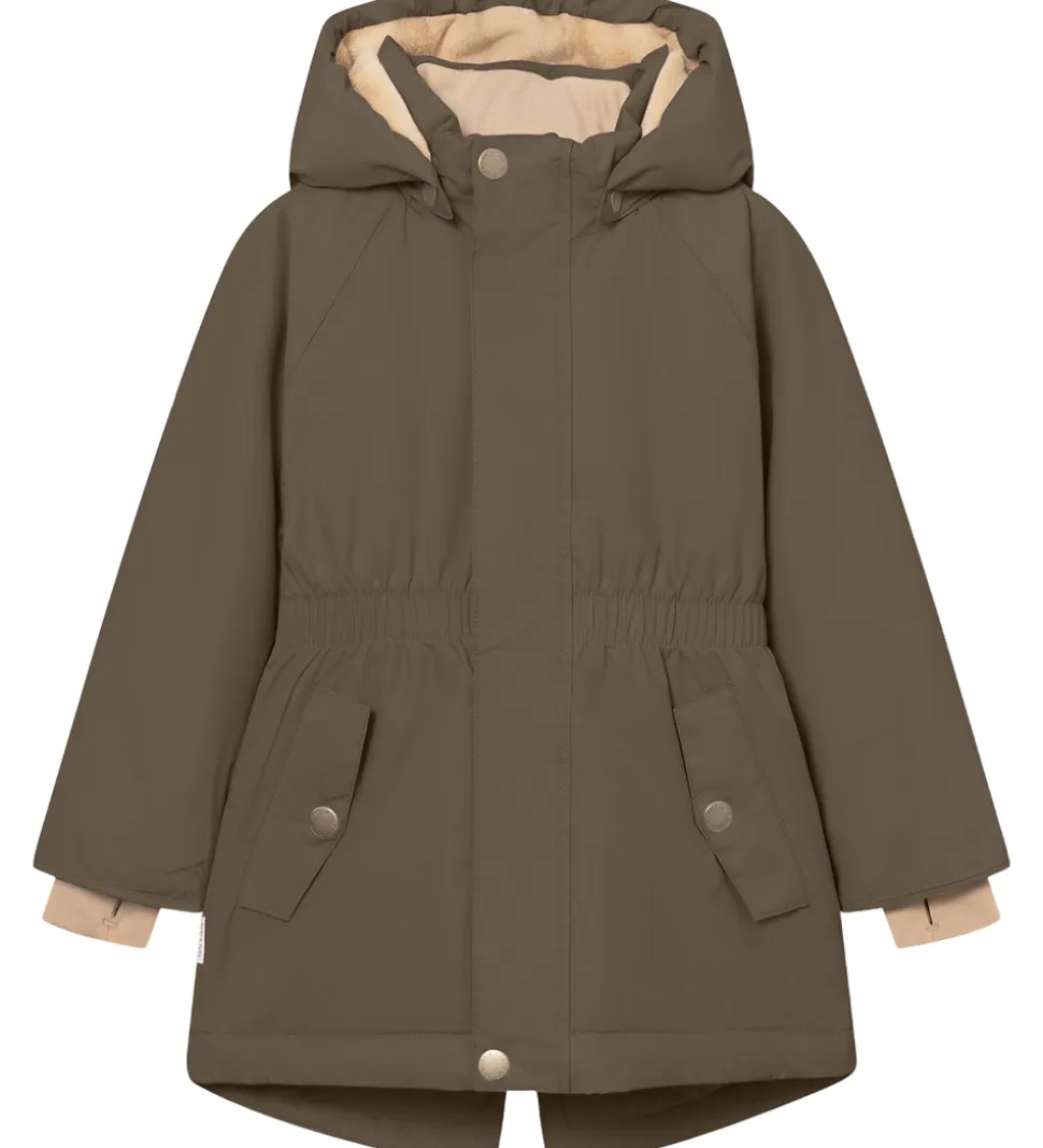 Mini A Ture Vinterjakke - MatVikania Fleece - Tarmac Green