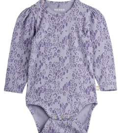 Mini Rodini Body l/æ - Leopard - AOP - Purple