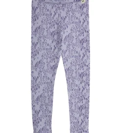 Mini Rodini Leggings - Leopard - AOP - Purple