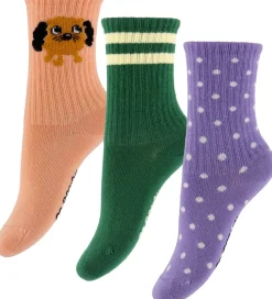 Mini Rodini Strømper - 3-pak - Doggie - Multi