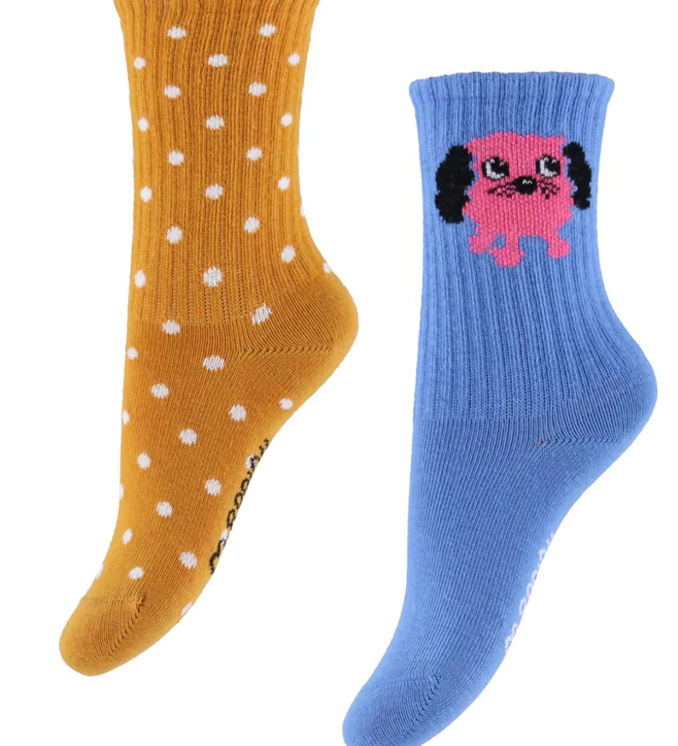 Mini Rodini Strømper - 7-pak - Doggie - Multi