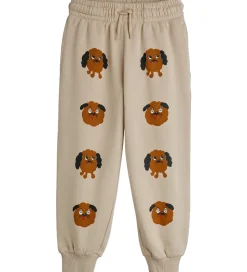 Mini Rodini Sweatpants - Doggies - Beige
