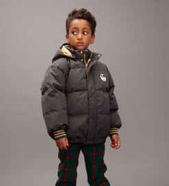 Mini Rodini Vinterjakke - Ritzratz Patch Puffer - Sort