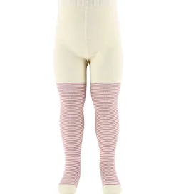 MiniPop Strømpebukser - Bambus - 2-pak - Pale Pink