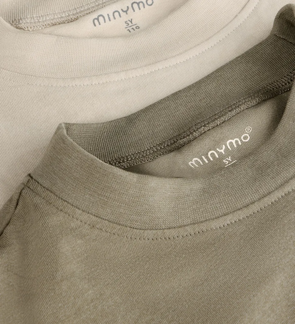 Minymo Bluser - 2-pak - Loose Fit - Vetiver
