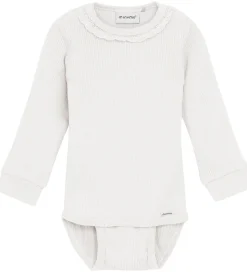 Minymo Body l/æ - Rib - Modal/Bomuld - Eggnog