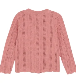Minymo Cardigan - Strik - Rosette m. Hulmønster