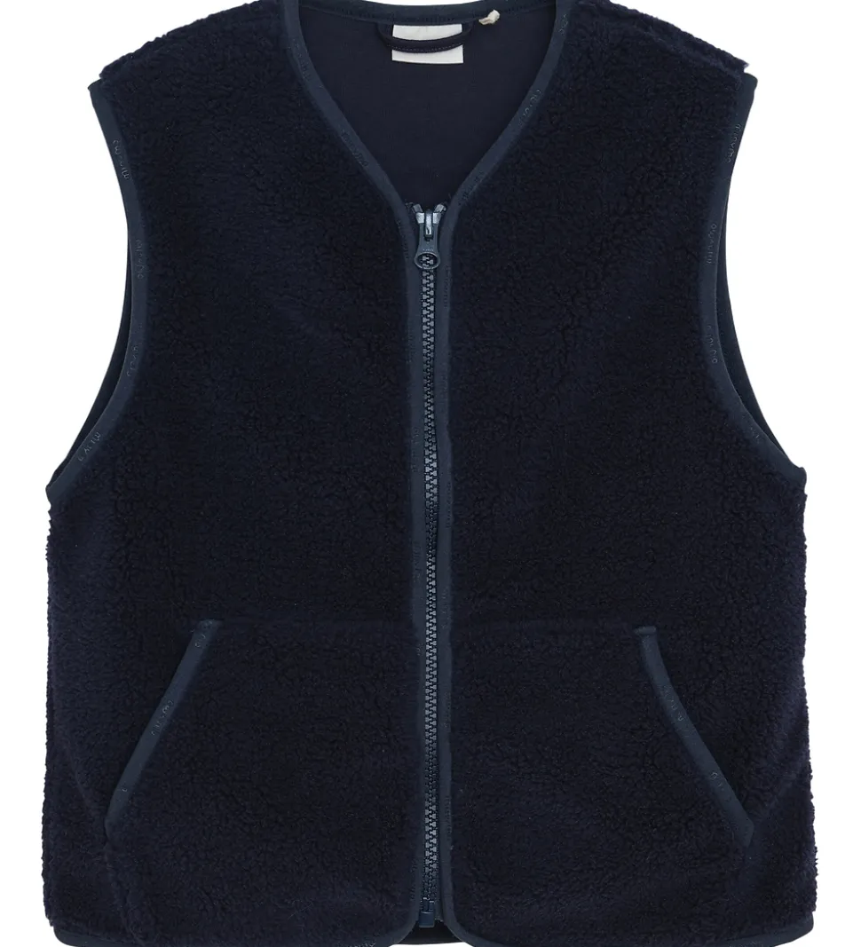 Minymo Fleecevest - Teddy - Parisian Night