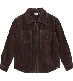 Minymo Skjorte - Cord - Fløjls - Chocolate Chip