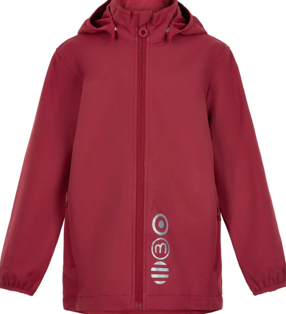 Minymo Softshelljakke - Deep Claret