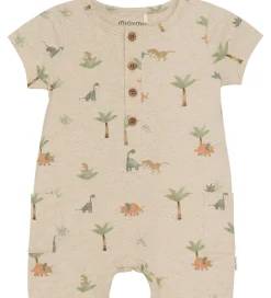 Minymo Sommerdragt - Light Beige Melange