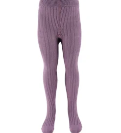 Minymo Strømpebukser - 2-Pak - Solid Rib - Zephyr