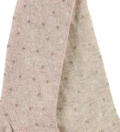 Minymo Strømpebukser - 2-pak - Viskose/Uld - Burnished Lilac/Bei