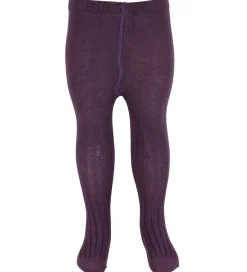 Minymo Strømpebukser - Uld - Rib - 2-Pak - Orchid Haze