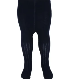 Minymo Strømpebukser - Uld - 2-Pak - Dark Navy