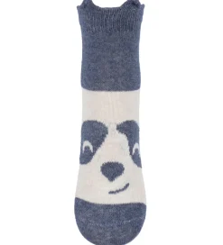 Minymo Strømper - 2-pak - Blue Nights m. Pandaer