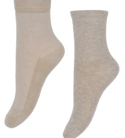 Minymo Strømper - 7-pak- Blue Nights/Beige m. Mønster