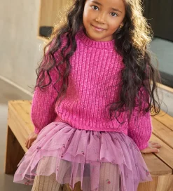 Minymo Tylnederdel - Mauve Orchid m. Kirsebær