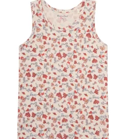 Minymo Undertøj - 2-pak - Sandshell/Rosa m. Blomster