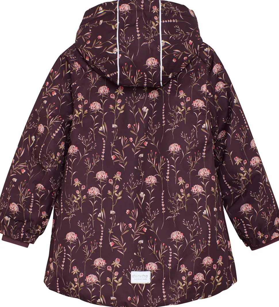 Minymo Vinterjakke - AOP - Catawba Grape