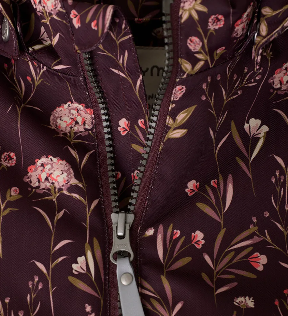 Minymo Vinterjakke - AOP - Catawba Grape