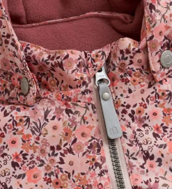 Minymo Vinterjakke - AOP - Peach Whip