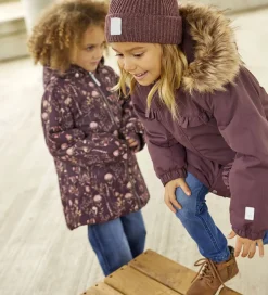 Minymo Vinterjakke - Catawba Grape m. Flæser